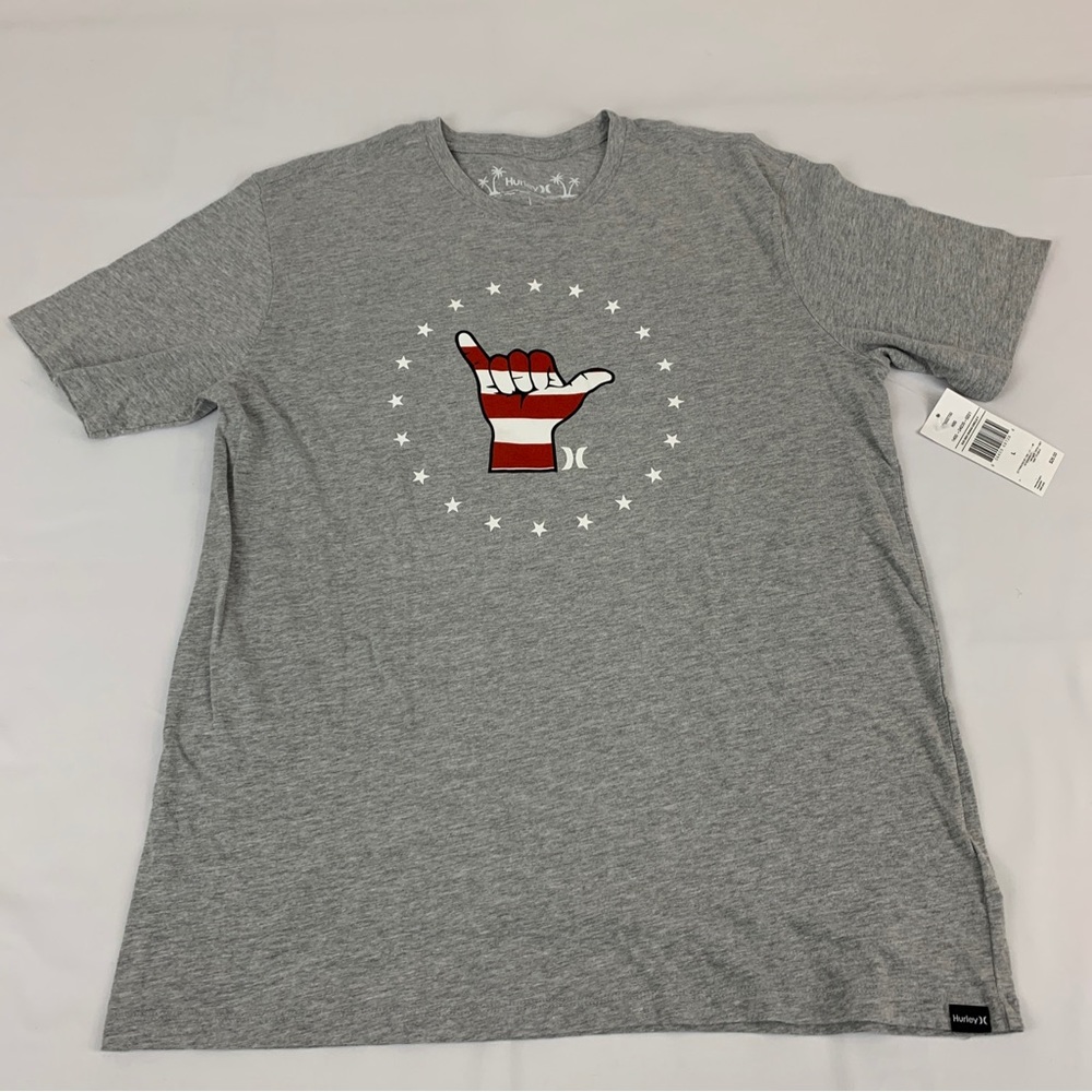 Hurley Men’s Everyday washed T-shirt  gray size large NWT